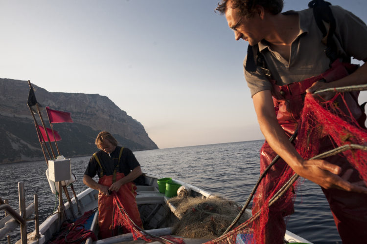 Hélène David | L’esprit des calanques | 2008-2011 | La pêche au petit métier au coeur du parc national des calanques