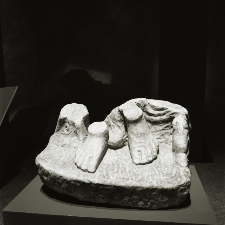Suzanne Hetzel | 7 saisons en Camargue | 2013-2016 | Fragment romain, exposition Le Rhône pour mémoire, musée départemental Arles antique, 2009