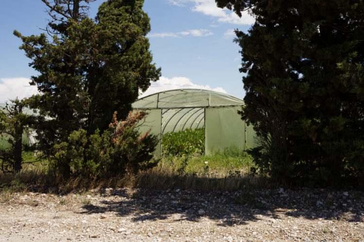 repérage GR2013, des collines de Lançon de Provence à Berre l'étang, paysage rural, agriculture, oppidum Constantin